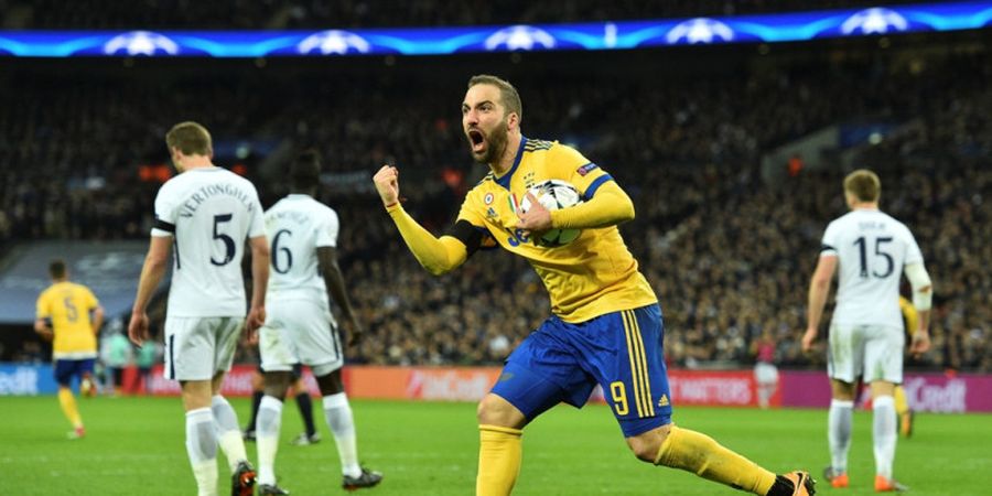 Tottenham Vs Juentus - Nama Gonzalo Higuain Menggema di Kandang Tottenham Hotspur