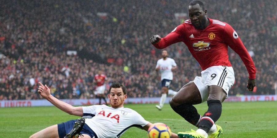 Tottenham Hotspur Vs Manchester United - Romelu Lukaku Bertemu Beton Tebal