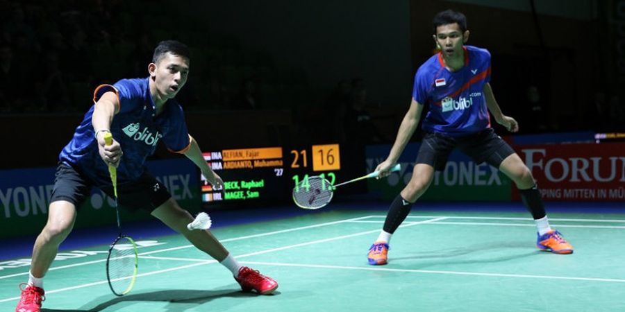 German Open 2018 - Fajar Alfian/Muhammad Rian Ardianto Pastikan Satu Tempat di Babak Semifinal