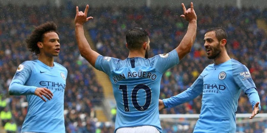 Hasil Cardiff Vs Manchester City - Pesta Gol, The Citizens Pepet Terus Liverpool