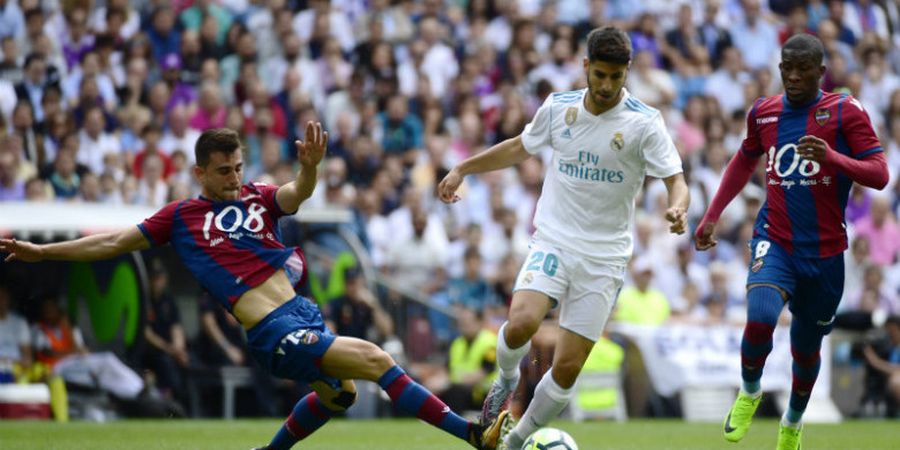 Hasil Babak I - Real Madrid Imbangi Levante 1-1