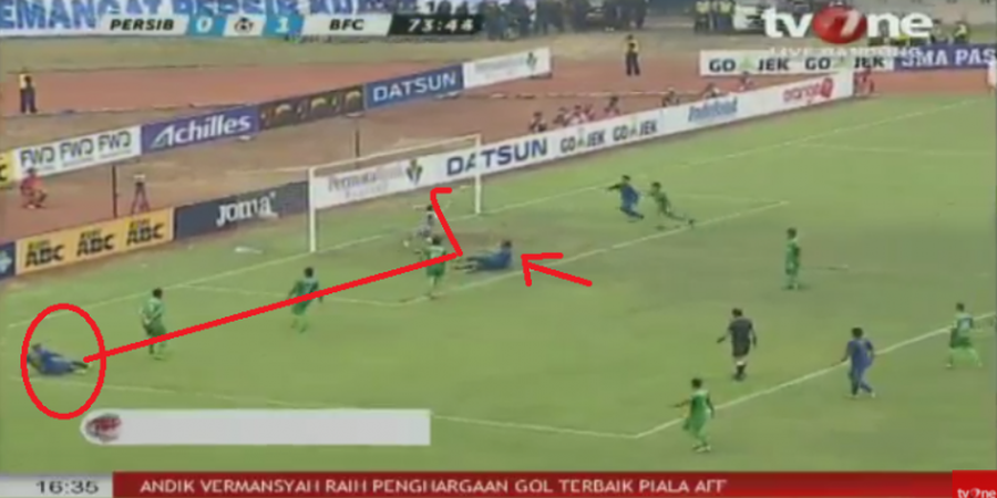 VIDEO - Inilah Gol Jatuh Bangun Essien yang Jadi Penyelamat Persib Bandung Atas Bhayangkara FC