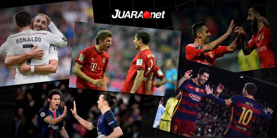 5 Duet Penyerang Paling Mematikan di Eropa 2015-2016