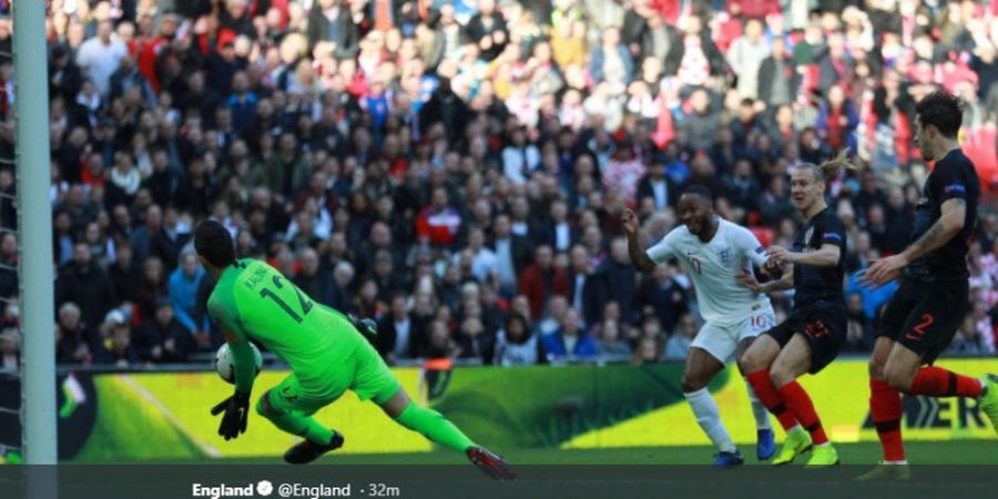 Inggris Vs Kroasia - Kiper Tim Tamu Tepis 3 Tendangan, Skor Imbang di Babak Pertama