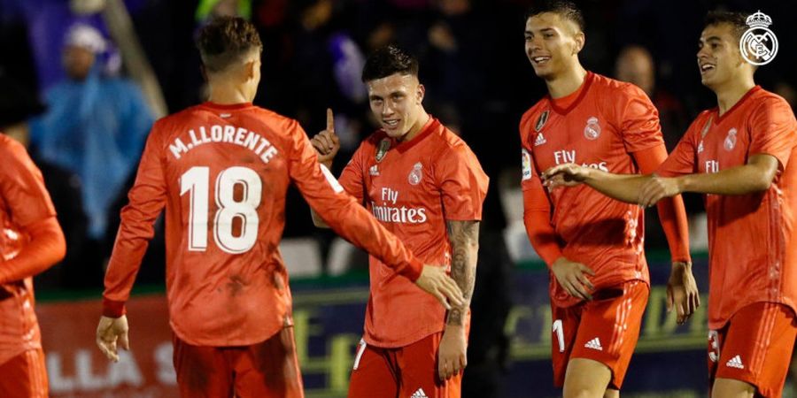 Hasil Copa del Rey - Santiago Solari Debut, Real Madrid Menang Telak