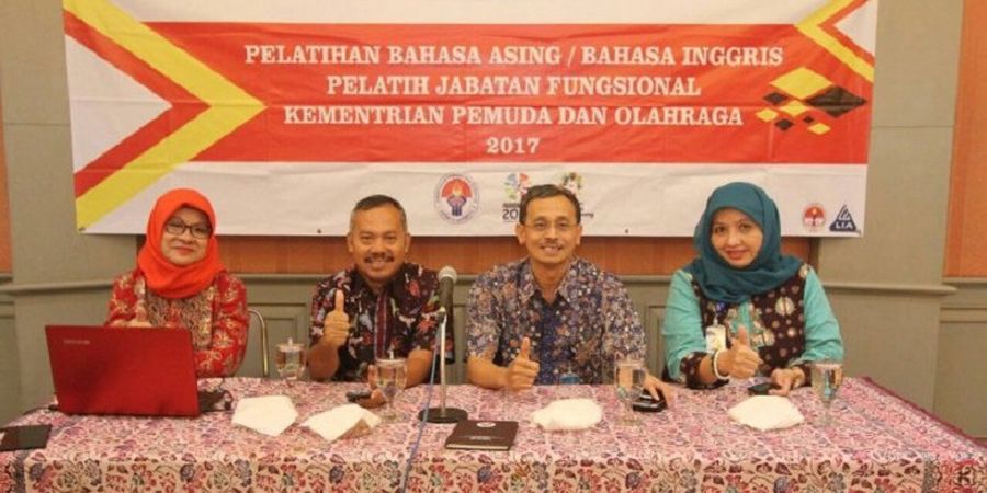 80 Pelatih, Wasit, dan Juri Ikut Kursus Bahasa Inggris