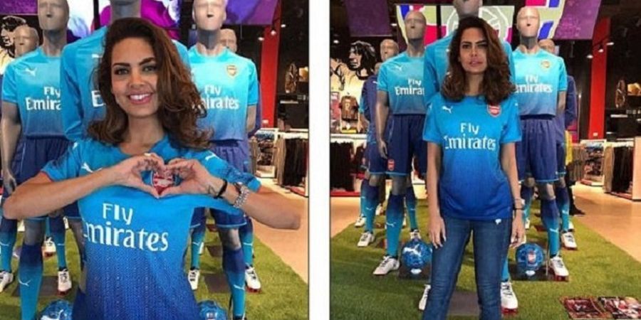 Bintang Bollywood Ini Promosikan Jersey Tandang Arsenal