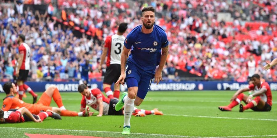 Giroud dan Morata Cetak Gol, Chelsea Tantang Manchester United di Final Piala FA