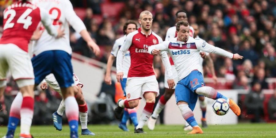 Hasil Babak I - Arsenal dan Stoke Hampa Gol