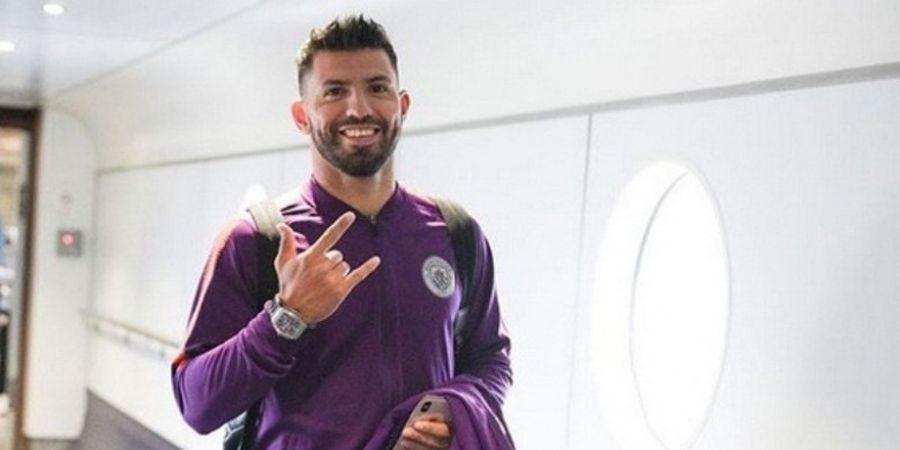 VIDEO - Momen Kocak Sergio Aguero Lupa di Stadion Etihad Tak Ada Penonton