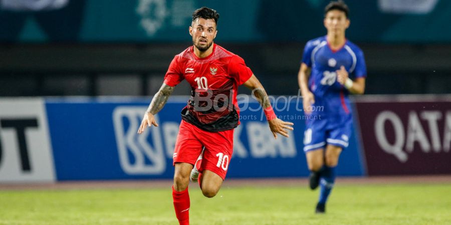 Asian Games 2018 - Sempat Tertinggal Lewat Gol Rebound Penalti, Timnas U-23 Indonesia Samakan Skor Lewat Irfan Jaya