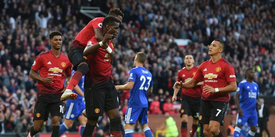 Hasil Liga Inggris - Tumbangkan Leicester, Manchester United Puncaki Klasemen