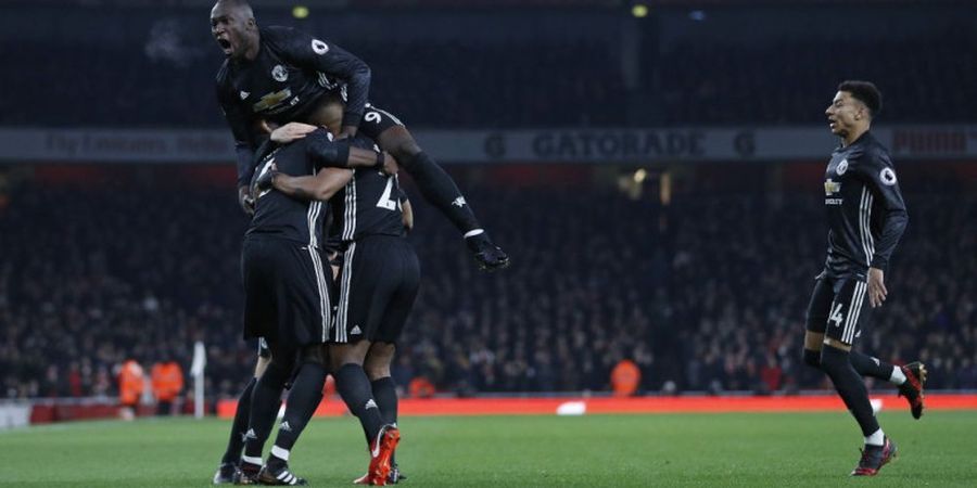 Link Streaming Arsenal Vs Manchester United - Hasil Babak 1, Setan Merah Ungguli The Gunners Lewat 2 Gol Cepat