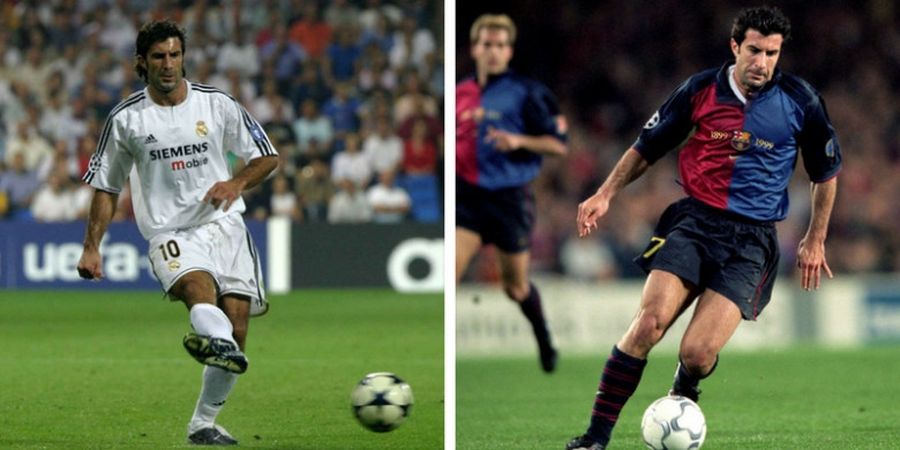 Pernah Bela Real Madrid dan Barcelona, Ini Jagoan Luis Figo di El Clasico