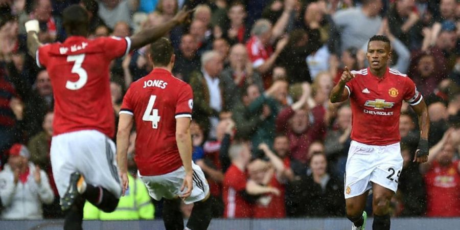 Manchester United Vs Everton - Hasil Babak I, Antonio Valencia Bawa Tuan Rumah Unggul