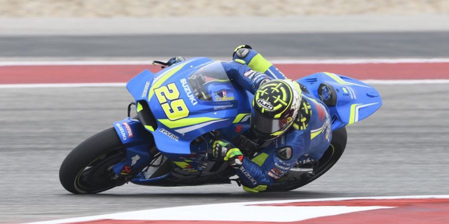 Begini Cara Andrea Iannone Rayakan Podium Pertama di Awal Musim MotoGP 2018