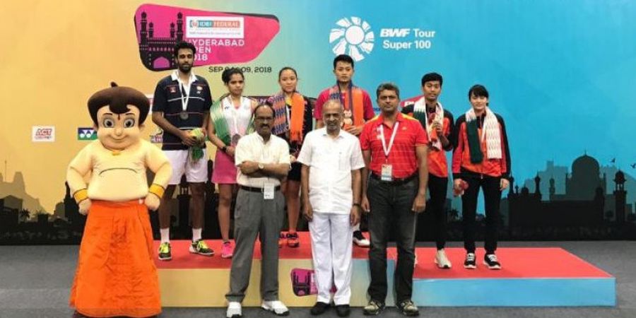 Haornas 2018, Bulu Tangkis Indonesia Persembahkan Satu Gelar Juara dan Runner-up di Hyderabad Open 2018