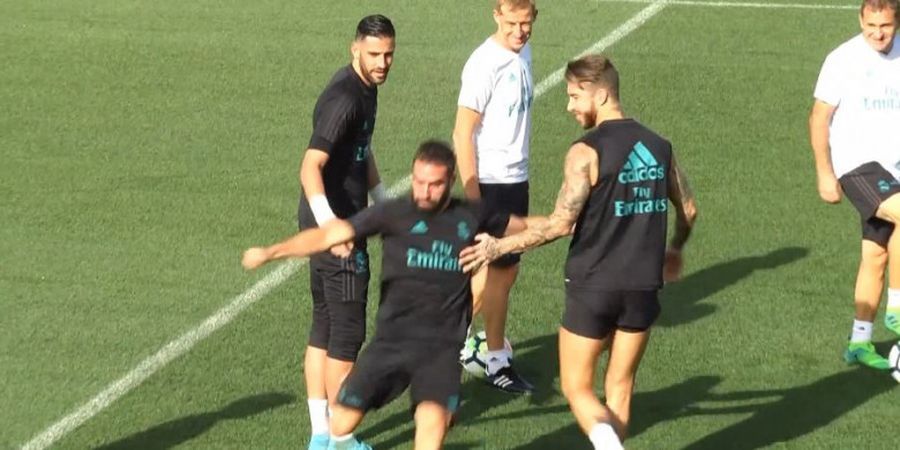 VIDEO - Dani Carvajal Ngamuk di Sesi Latihan Real Madrid, Apa Penyebabnya Nih?