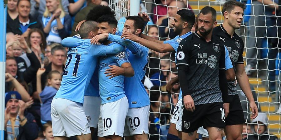 Manchester City Vs Burnley - Babak Pertama, Tuan Rumah Unggul 1-0