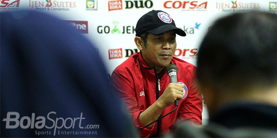 Sempat Memimpin, Pelatih Arema FC Sesalkan Kekalahan dari Persipura Jayapura