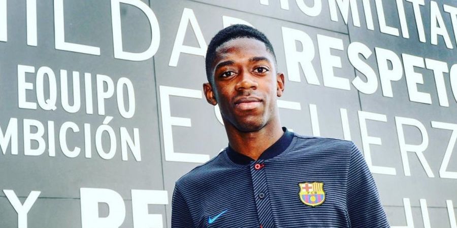 VIDEO - Terlambat Satu Jam, Fans Teriaki Bartomeu saat Tunggu Kedatangan Ousmane Dembele di Camp Nou