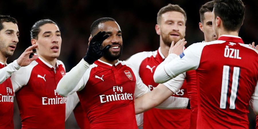 Hasil Lengkap Perempat Final Liga Europa Leg Pertama, Lazio dan Arsenal Pesta Gol