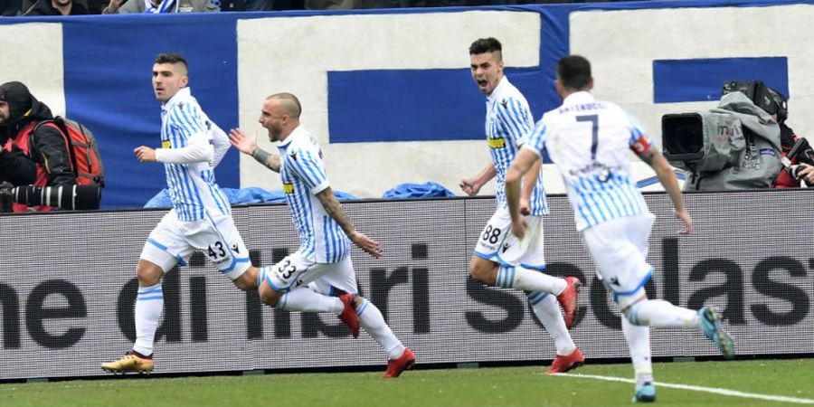 Hasil SPAL Vs Inter Milan - Gol Mantan Pemain AC Milan Gagalkan Kemenangan I Nerazzuri