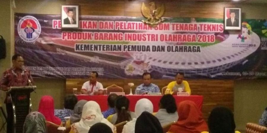 Pelatihan Produk Industri Olahraga yang Digelar Kemenpora Bertempat di Kebumen