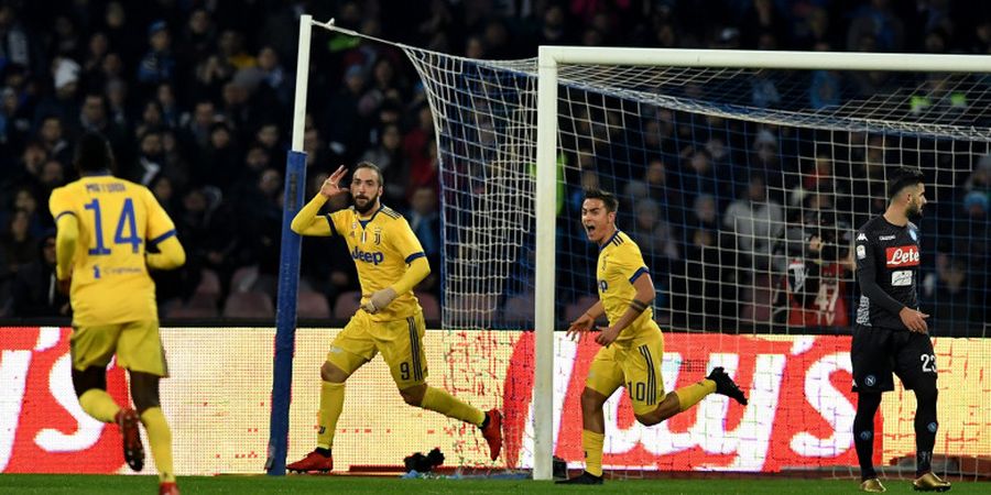 VIDEO - Gol Gonzalo Higuain Antarkan Juventus Tumbangkan Napoli dan Salip Inter Milan