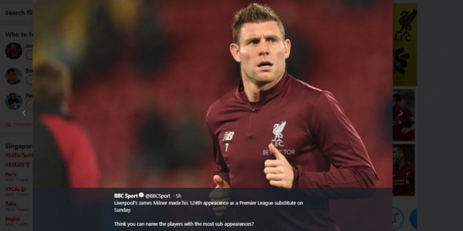 Butuh Pemain Pengganti? Panggil Saja James Milner Si Reliable-sub