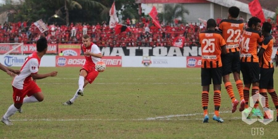 Imbang Vs Perseru, PSM Tidak Terkalahkan dalam 8 Laga