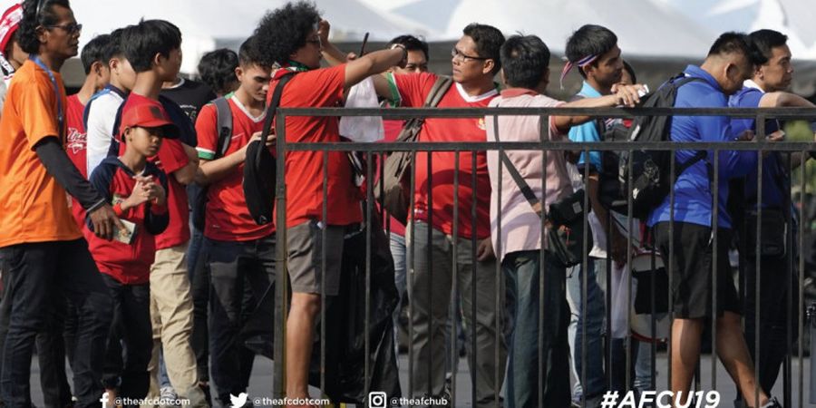 Duh, Pertandingan Timnas U-19 Indonesia Vs Timnas U-19 Jepang Dinodai Oknum Suporter