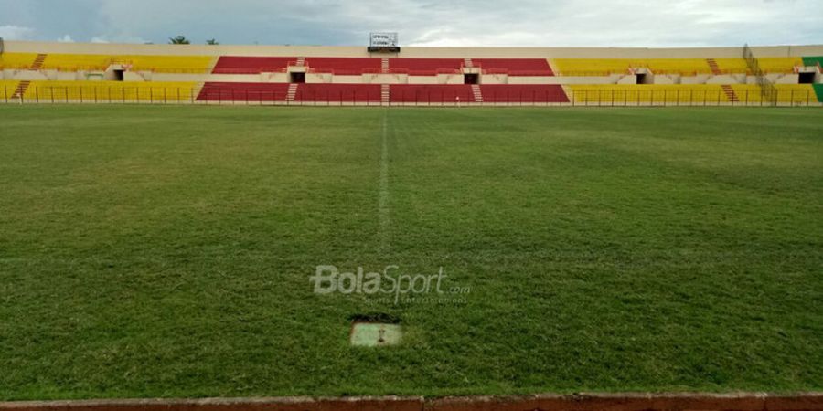 Siapkan Jamuan untuk Islandia, Pekerja Lapangan Stadion Sultan Agung Kerja Seharian