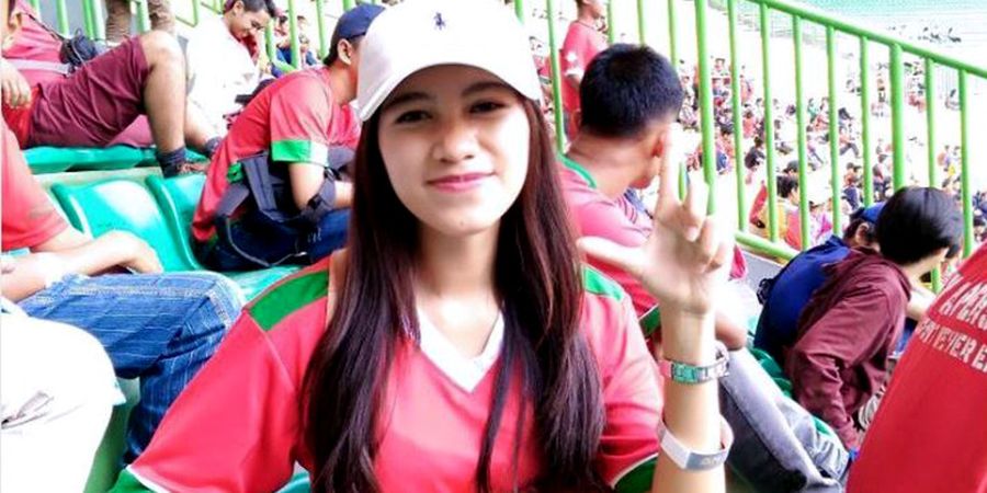 GALERI FOTO - 10 Suporter Cantik Laga Indonesia Vs Fiji, yang Terakhir Bikin Batal Malam Mingguan