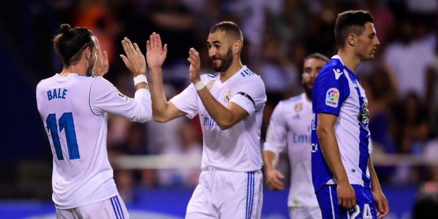 VIDEO - 2 Gol Kembar Gareth Bale dan Casemiro Antarkan Real Madrid Berpesta di Babak Pertama Liga Spanyol