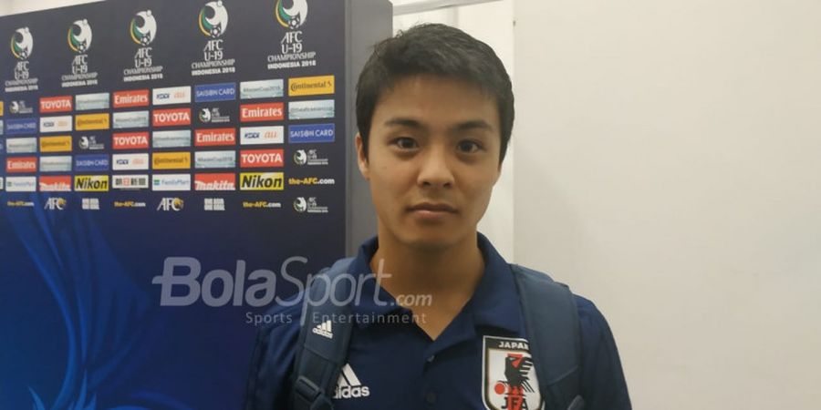 Piala Asia U-19 - Timnas U-19 Jepang Didampingi Suporter Saat Lawan Arab Saudi