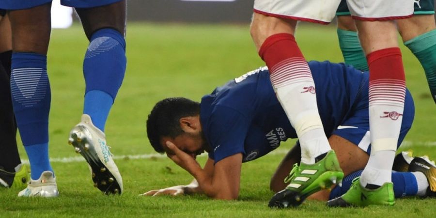 Ini Alasan Pedro Rodriguez Gunakan Masker pada Laga Community Shield 2017