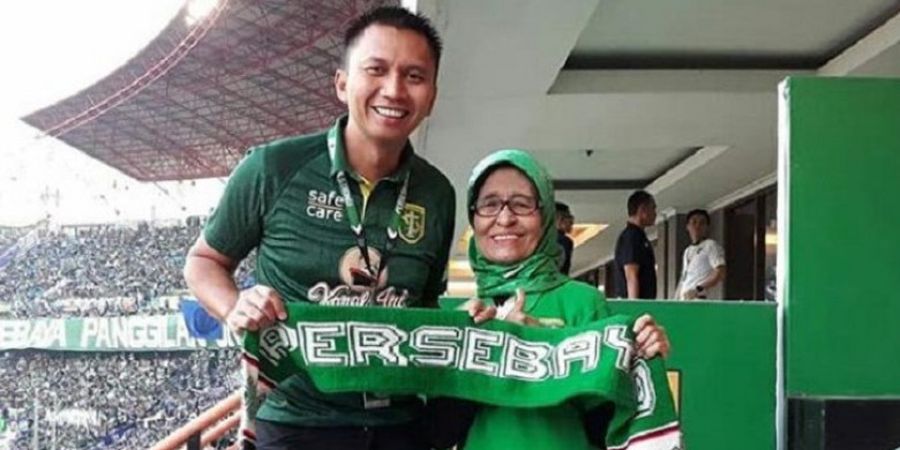 Usia Senja Tak Halangi Wanita Ini untuk Berikan Dukungan kepada Persebaya 