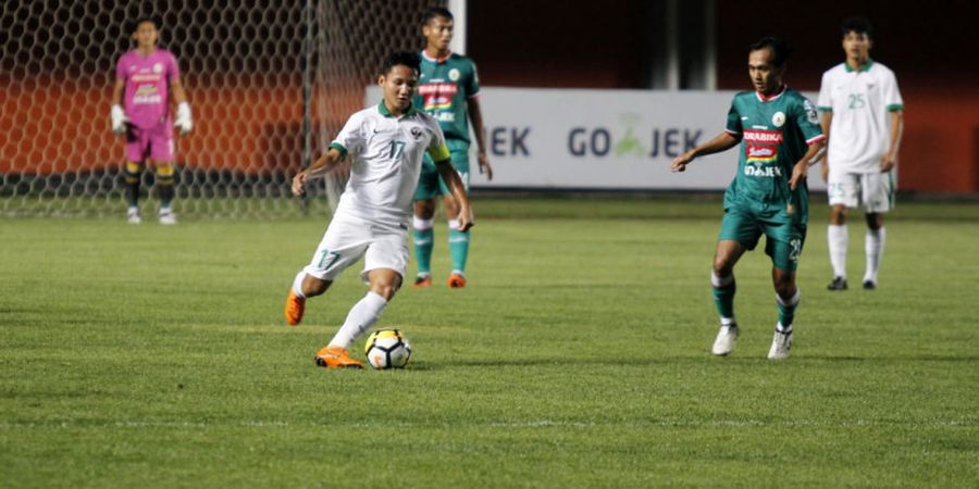 Laga Sempat Terhenti Karena Ulah Suporter, Timnas U-19 Disikat PSS Sleman