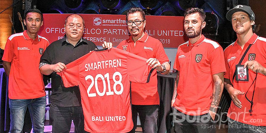 Tiga Bintang Bali United Jadi Bintang Perkenalan Sponsor Baru