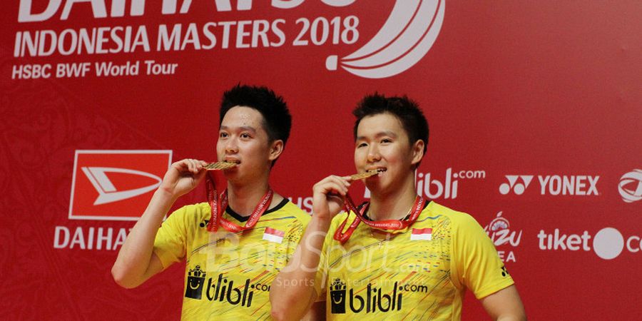 Tak Kalah dari Kevin Sanjaya, Marcus Fernaldi Tampilkan Putaran Cantik Saat di Filipina