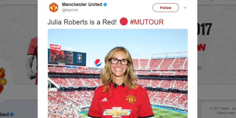 Real Madrid Vs Manchester United: Begini Cuitan Lucu Netizen Soal Baju Julia Roberts