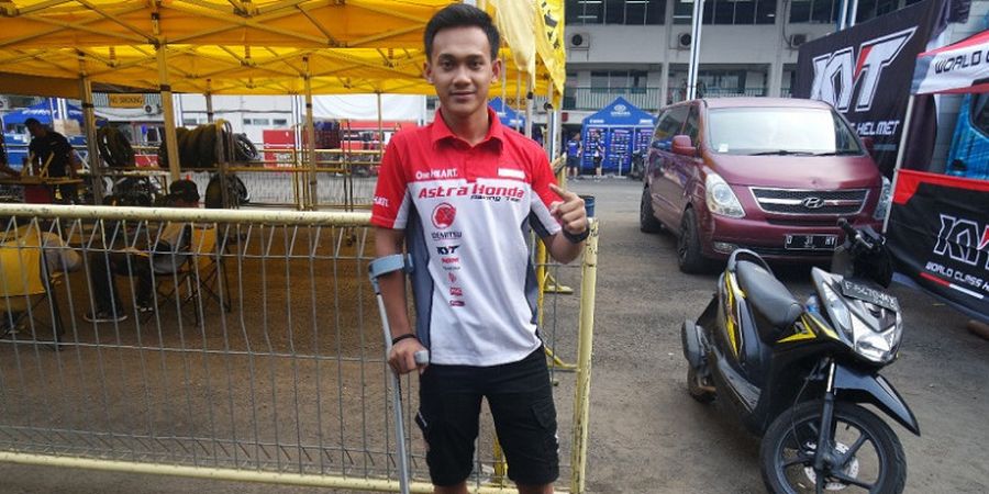 Awhin Sanjaya Sedih Tidak Bisa Balapan ARRC di Sentul