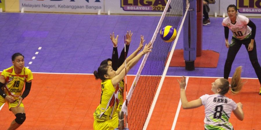 Proliga 2018 - Tim Putri Jakarta Elektrik Tetap ke Final Four meski Kalah dari Pertamina