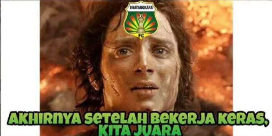 5 Meme Bhayangkara FC Juara Liga 1 Ini Dijamin Bikin Ngakak