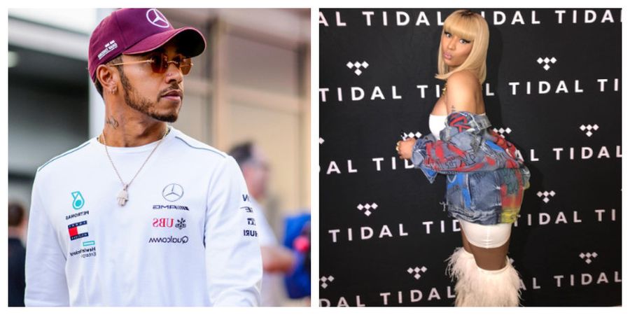 Hubungan Asmara Lewis Hamilton dan Nicki Minaj Tuai Pro-Kontra Usai Terciduk Naik Motor Bareng