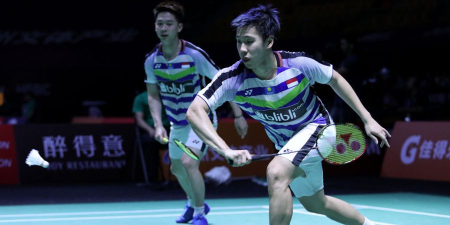 Hasil Hong Kong Open 2018 - Lewati Laga Sengit, Marcus/Kevin Tundukkan Pasangan Denmark