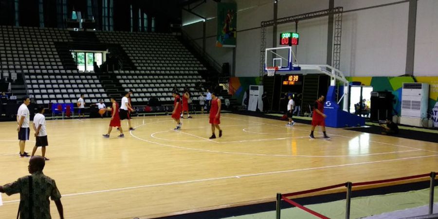 12 Pemain Timnas Basket Jalani Latihan Jelang Test Event Asian Games 2018