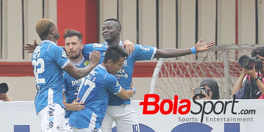 Lima Gol Tercipta, Persib Unggul Atas Barito Putera pada Babak Pertama