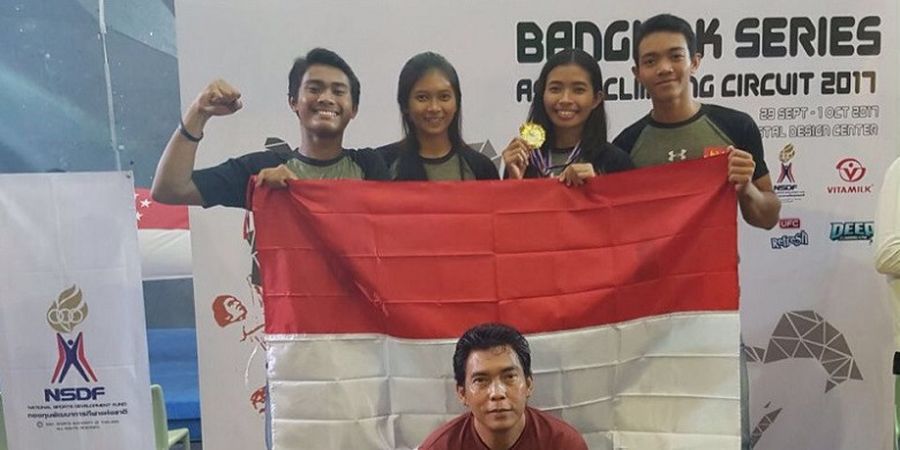 Mantap! Fitria Hartani Raih Emas di ASEAN Climbing Circuit 2017